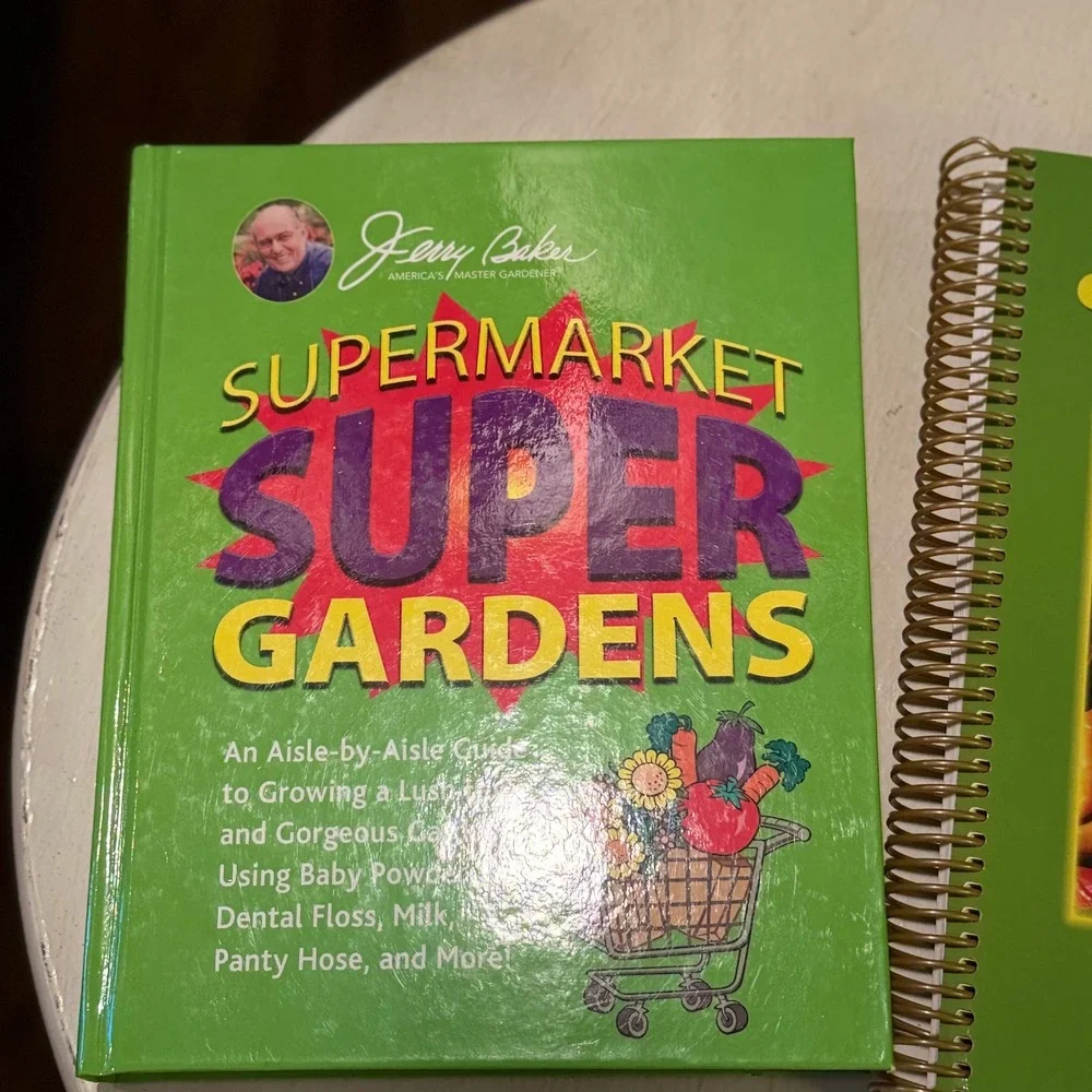 Jerry‎ Baker Supermarket Super Gardens Growing Canning Your Own Food Books Lot
